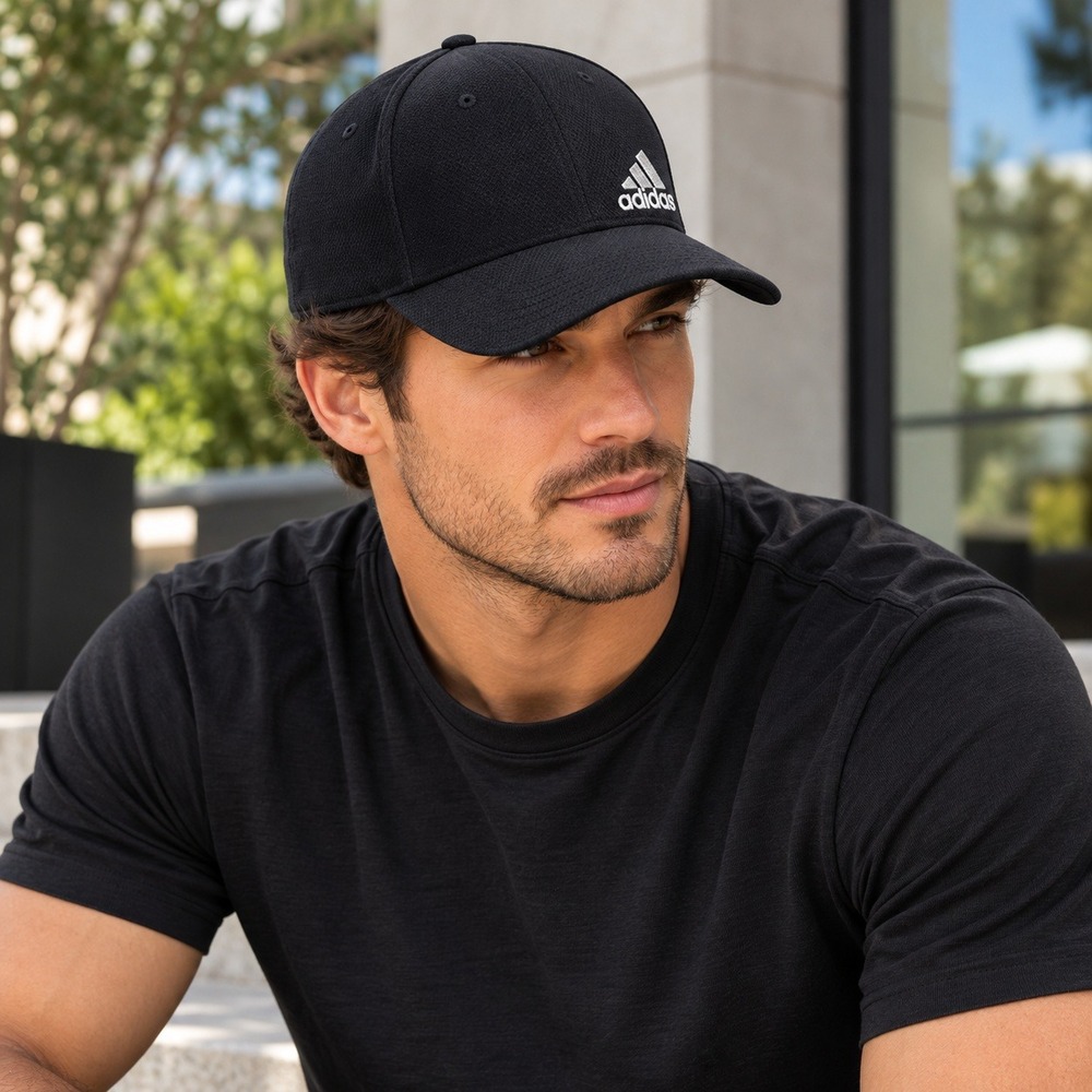 Adidas Hat Unisex L/XL Black Gorpcore Sporty Streetwear